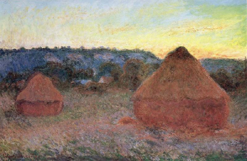 Claude Monet Deux Meules de Foin France oil painting art